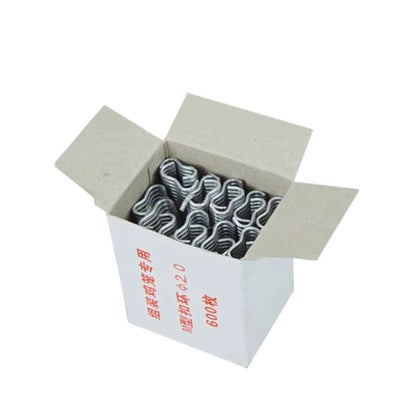 Hog Ring Pliers with 600 Hog Rings (M Nails) | Heavy-Duty Poultry Clamp Tool for Chicken, Quail & Pigeon Cages | Mesh & Wire Installation Kit