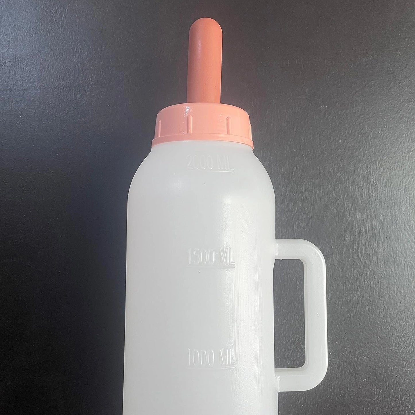 Heavy-Duty 2L Calf Milk Feeding Bottle with Food-Grade Nipple | Durable Livestock Feeder for Calves | Safe & Hygienic Farm Feeding Bottle
